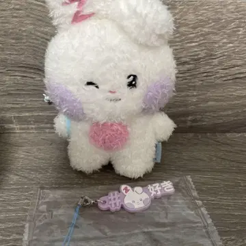 zeroni 유니니 메시지 키링 봉제 인형
