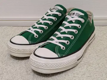 새상품급 Converse 컨버스 올스타 로우 그린 스니커즈 일본제