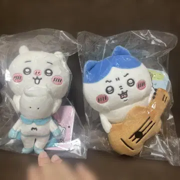 새상품 데스크탑에서 지켜보는 걸이형 봉제 인형 치이카와 하치와레 2세트