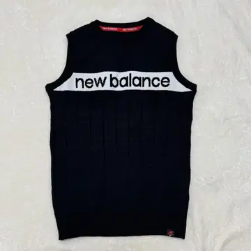 new balance 블랙 슬리브리스 베스트 사이즈 0