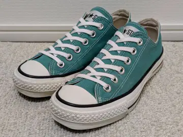 새상품급 CONVERSE 컨버스 올스타 로우컷 스니커즈 그린 일본제