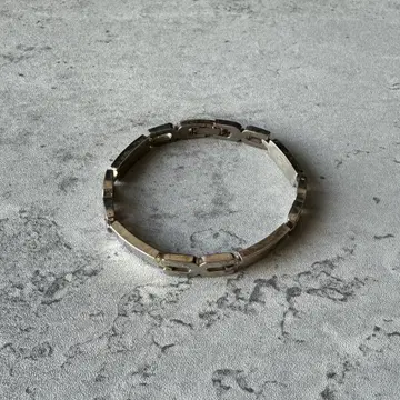 멕시코제 빈티지 링 체인 팔찌 실버 925