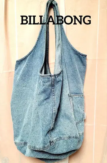 [ BILLABONG ] 데님 토트백 워시 데님 빅