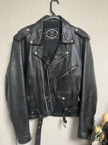 빈티지 더블 라이더스 자켓 블랙