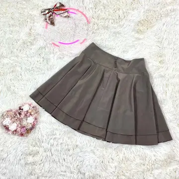 폭시 뉴욕 플레어 스커트 브라운 40