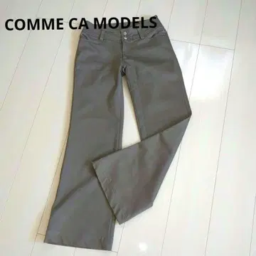 COMME CA MODELS 와이드 팬츠 브라운 S
