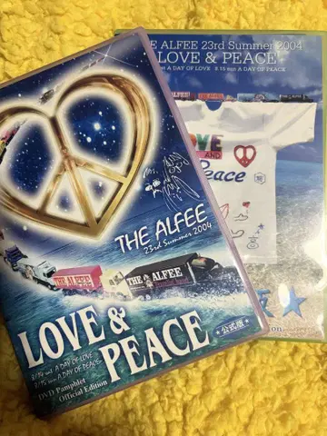 THE ALFEE LOVE & PEACE 2004 공식 비공식 팜플렛