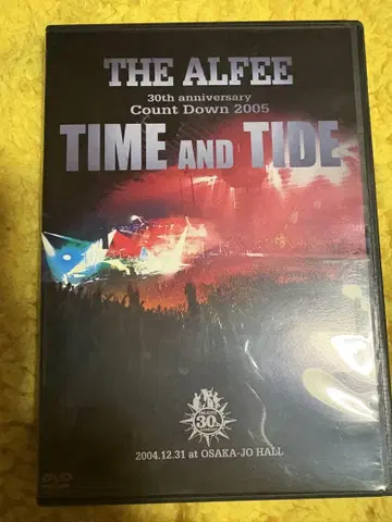 THE ALFEE TIME AND TIDE DVD
