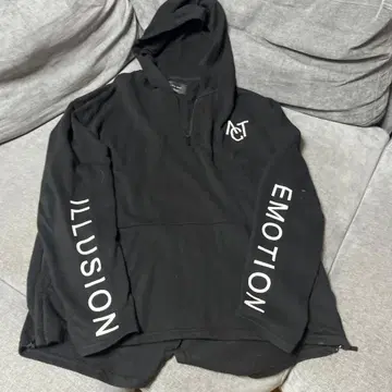 ZARA MAN 블랙 후드티 후드 부착
