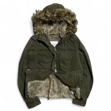 Abercrombie&Fitch N2B 퍼 다운 재킷 쇼트 기장