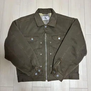 calvin klein jeans 퀼팅 데님 자켓