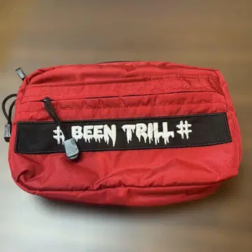 #BEEN TRILL# 빨간색 바디백 웨스트 파우치