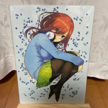 5등분의 신부 나카노 미쿠 책받침 매거진 포켓 한정판 추첨 100명