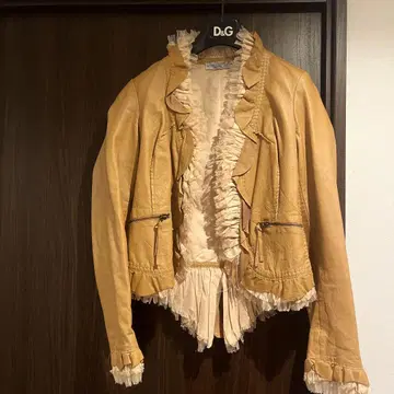 로베르타 스카르파 이탈리아 가죽 자켓