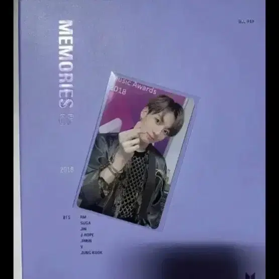방탄 bts 2018 메모리즈 블루레이 블레 + 정국 jungkook 포