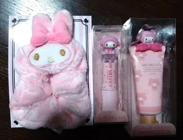 마이멜로디 스크런치 립 크림 핸드 크림 세트
