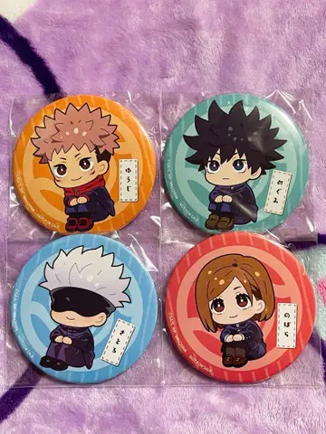 주술회전 룩업 애니메이트 특전 캔뱃지 세트