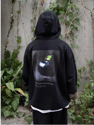 APPLEBUM Black apple sweat L 사이즈