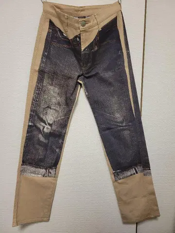 고티에 청바지 트롱프뢰유 팬츠