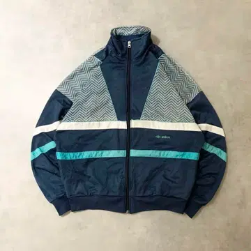 90s 구제 의류 UMBRO 트랙 자켓 풀 집업 터콰이즈 자수 DB407