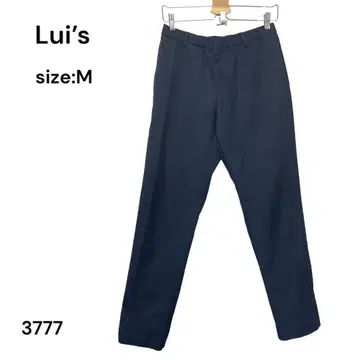 루이스 Lui's 팬츠 네이비 캐주얼 허리밴딩 M
