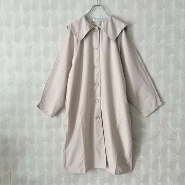 Hudson honey 롱 코트 얇은 소재베이지 여성용 1638