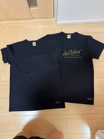 TROPHY STANDARD 블랙 T셔츠 2매 세트 M