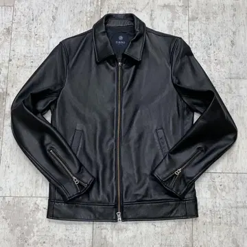 nano BASE 램 가죽 싱글 라이더 자켓 M 양가죽