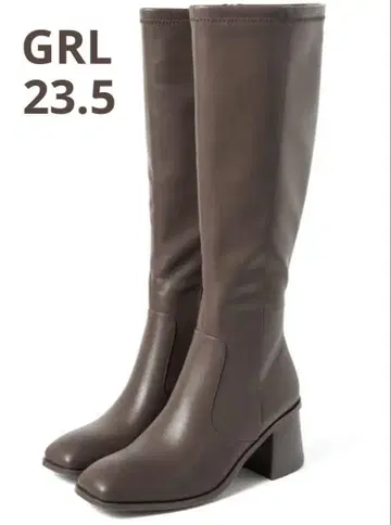 [ 미사용 새상품 ] GRL 롱 부츠 zr956 브라운 23.5cm