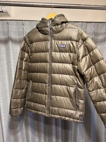 patagonia 하이 로프트 다운 후디 S 사이즈 브라운