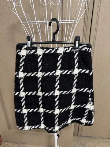 sheller 체크 무늬 미니 스커트 S 사이즈