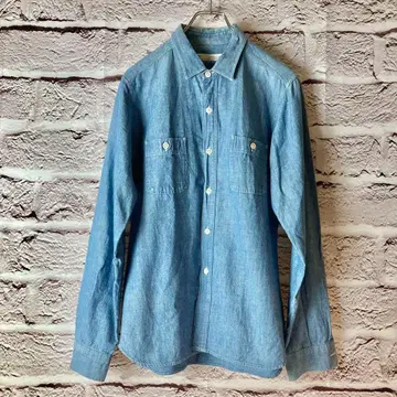 zz1502:Makers shirt 데님 셔츠 M~L 마커즈