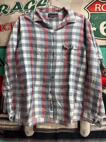 [ 새상품급 ] VANS 체크 무늬 긴팔 셔츠