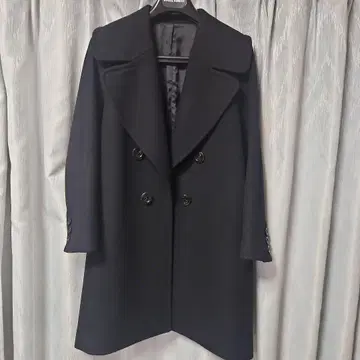 르 쉘 블루 울 코트
