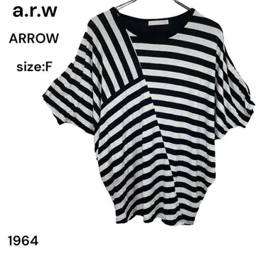 a.r.w ARROW 애로우 셔츠 상의 돌먼 슬리브 FREE