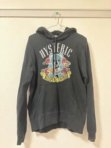 Hysteric Glamour 곰 그래픽 후드티