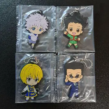 헌터헌터 곤 키루아 크라피카 레오리오 러버 마스코트 묶음 판매