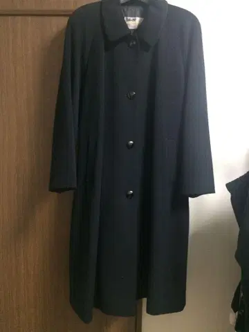 리센트 피스 롱 코트 캐시미어 빈티지 소와르 관혼상제