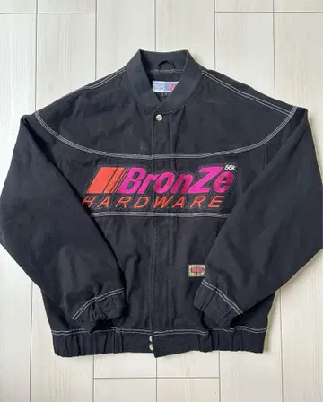 BRONZE 56K PITCREW BOMBER JACKET 블랙