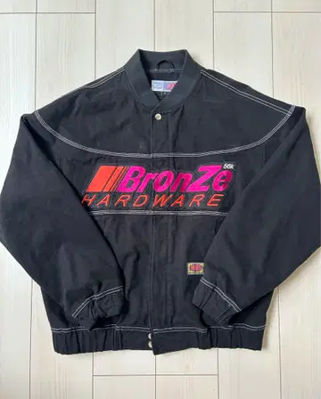 BRONZE 56K PITCREW BOMBER JACKET 블랙