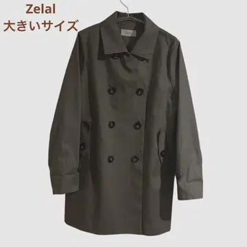 Zelal 제라르 트렌치코트 여성용 LL 15AR 카키