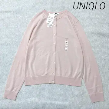 새상품 UNIQLO 유니클로 2024 워셔블 울 가디건 핑크