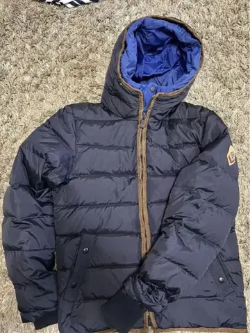 Scotch&Soda 스코치앤소다 네이비 다운 자켓 후드 부착