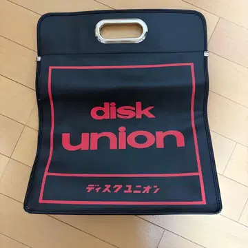 새상품급 disk union 디스크유니온 LP 캐링백 블랙