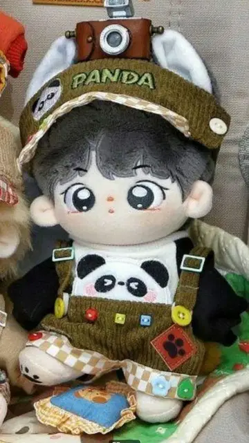 20cm 옷 갈아입기 봉제 인형용 의류 옷 20cm 인형 의류 팬더