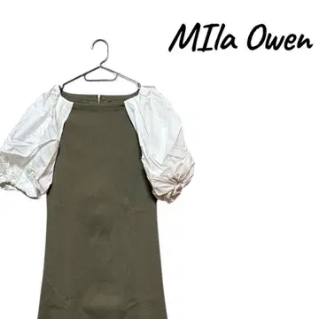 [ 새상품급 ] Mila Owen 올리브 그린 롱 원피스