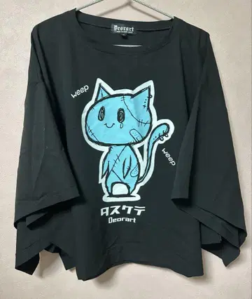 Dearart 캐릭터 T셔츠 M 사이즈 블랙