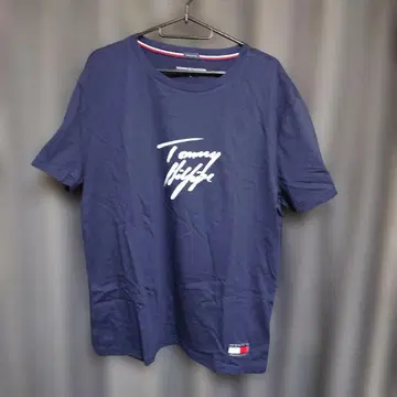 타미힐피거 네이비 반팔 티셔츠