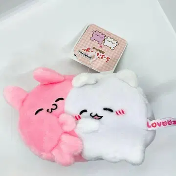 [ 미개봉 새상품 ] 택 포함 러브이즈 입체 파우치 스못삐와 뵤은치