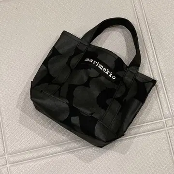 마리메꼬 피에니 우니코 세이디 미니 토트백 블랙
